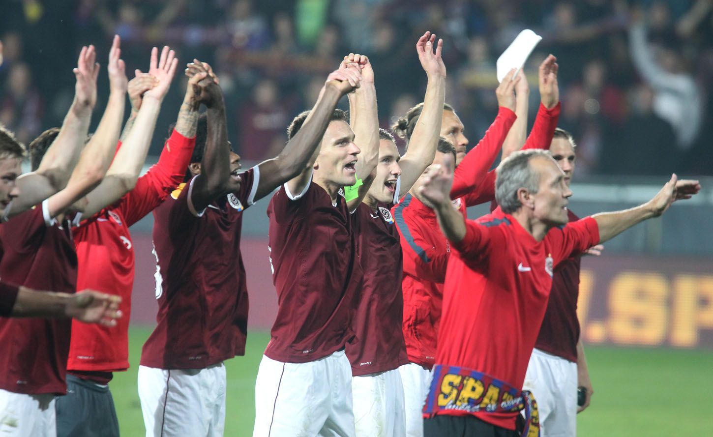 EL, Sparta - Young Boys Bern: sparťané slaví vítězství