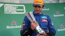 Carlos Sainz mladší slaví třetí místo v GP Brazílie 2019