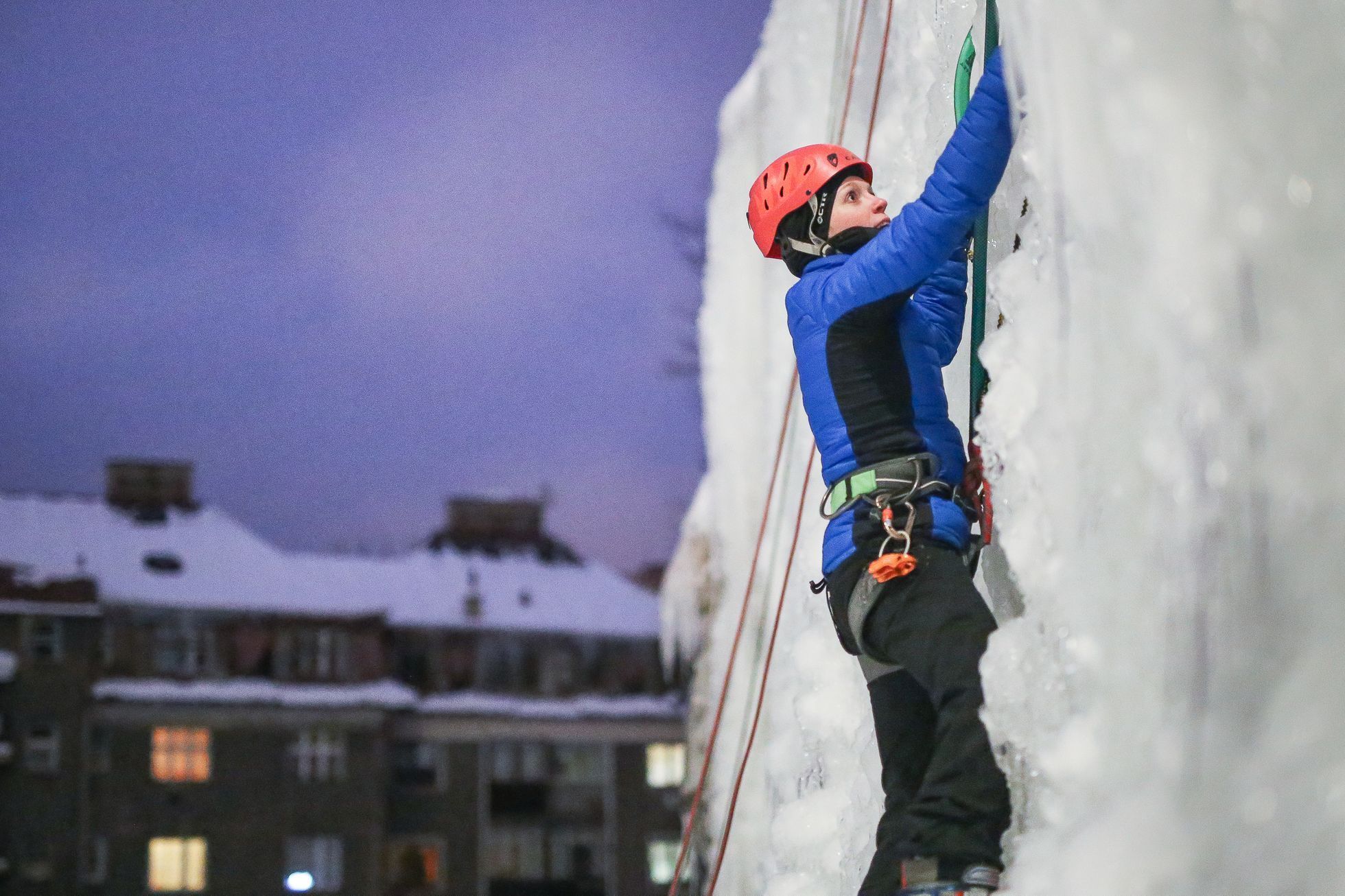 Umělá ledová stěna v Liberci