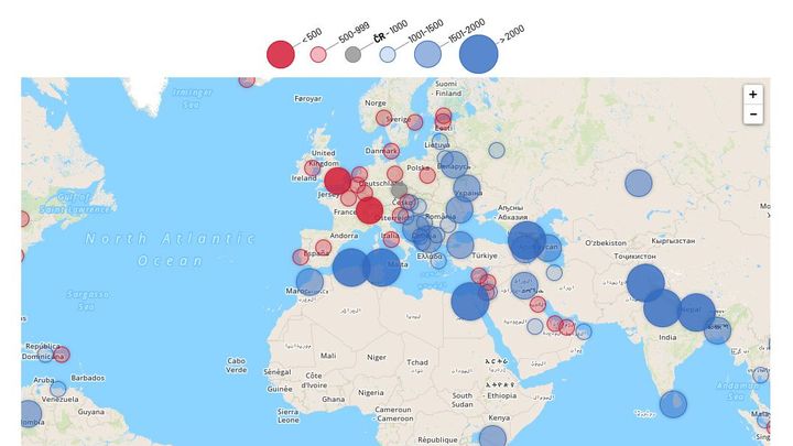 Síla koruny 2021: Zemí, kde si Češi mohou dopřát více než doma, opět o něco přibylo; Zdroj foto: Aktuálně.cz