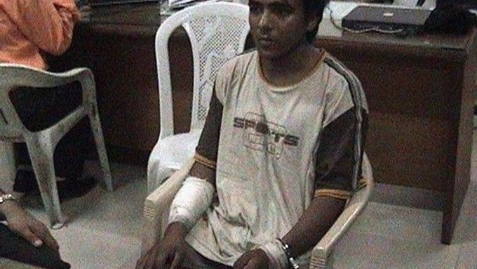 Mohammed Adžmal Kasab na nedatovaném záběru z indické policejní vazby
