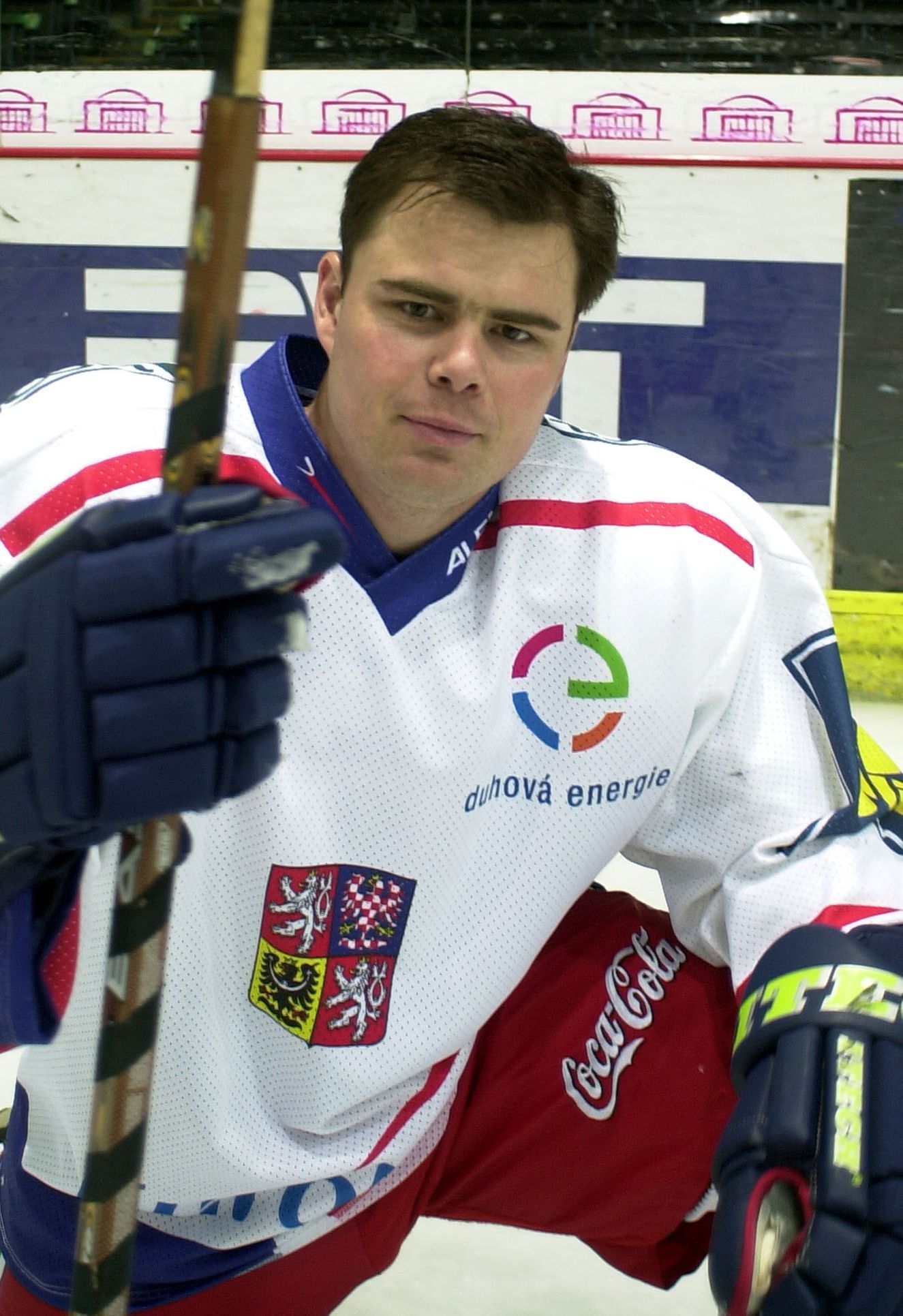Hokejový obránce Jaroslav Špaček