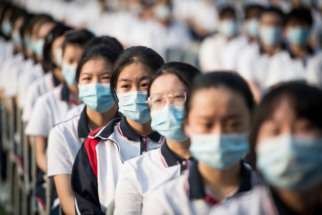 škola znovuotevření koronavirus wu-chan čína