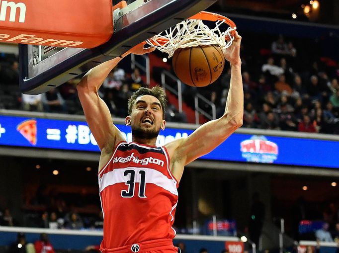 basketbal, NBA 2018/2019, Washington - Atlanta, Tomáš Satoranský