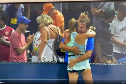 Sára Bejlek v kvalifikaci US Open