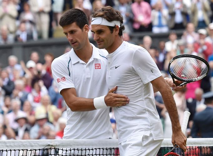 Wimbledon 2015: Novak Djokovič a Roger Federer