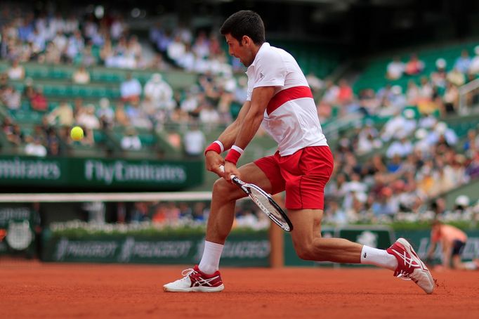 Novak Djokovič v prvním kole French Open 2018