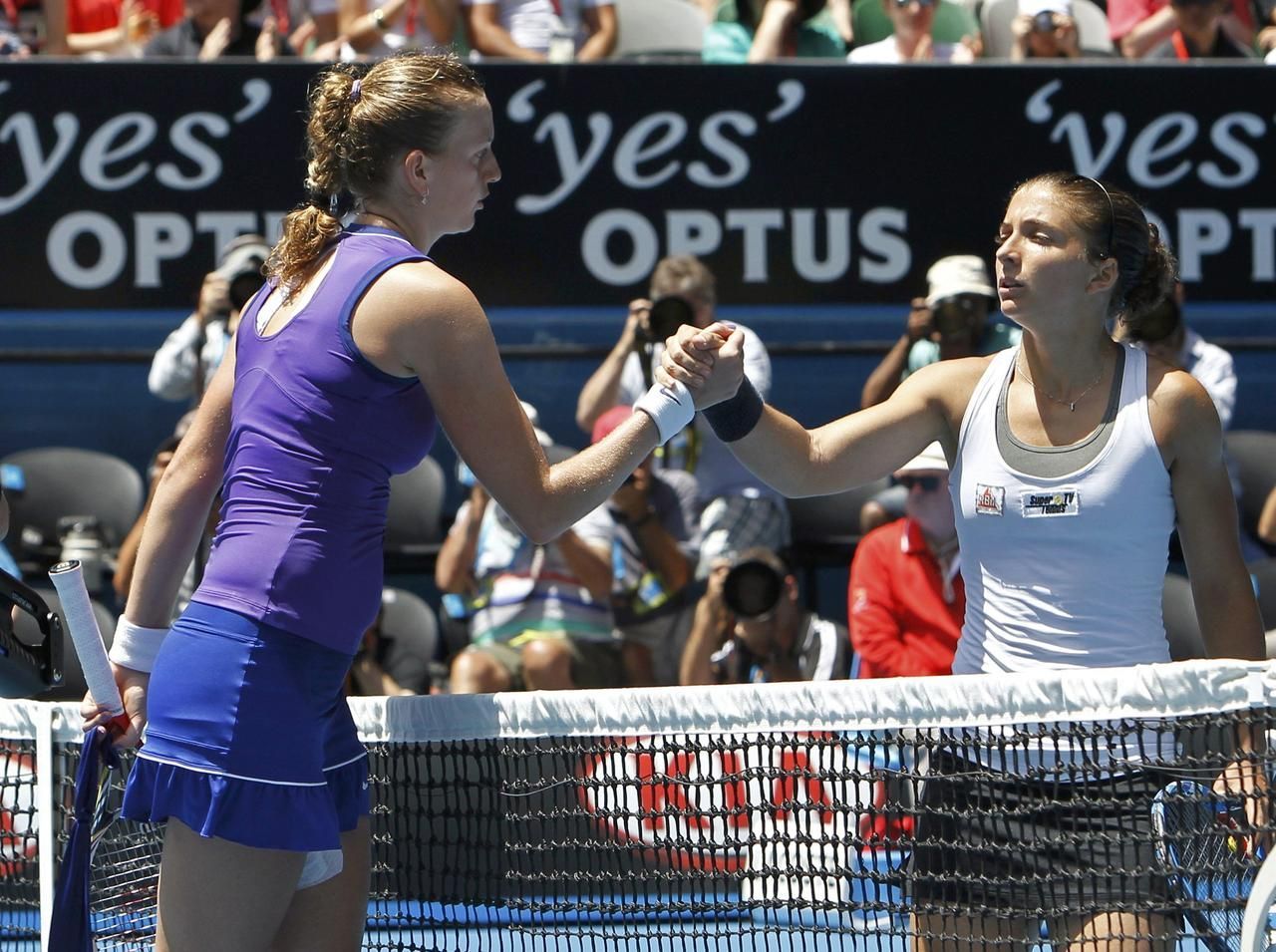 Australian Open: Kvitová, Erraniová