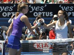 S Erraniovou si Kvitová zahrála ve čtvrtfinále Australian Open