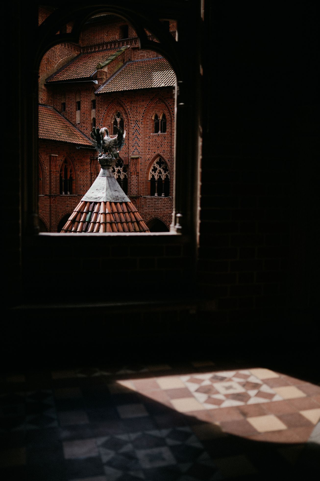 polsko balt hrad malbork pes moře