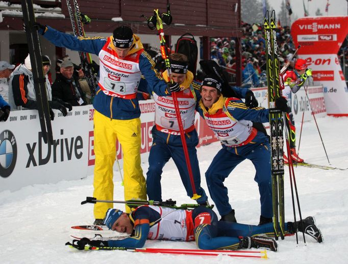 Biatlon, SP  Hochfilzen: stříbrní Švédové