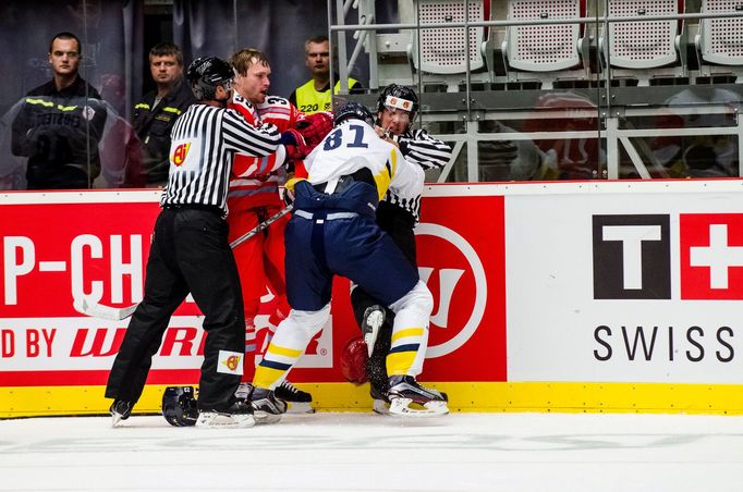 LM, Třinec-HV71: Tomáš Plíhal - Filip Ahl