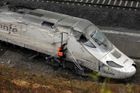 Španělský rychlovlak jel v době nehody 153 km/h