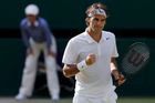 Famózní Federer je ve finále Wimbledonu, tam vyzve Djokoviče