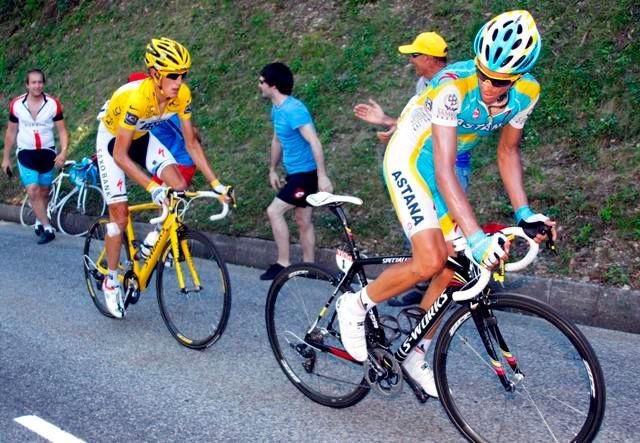 Andy Schleck Alberto Contador