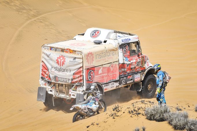 Rallye Dakar 2019: Aleš Loprais, Tatra a Marcel Piek, Husqvarna