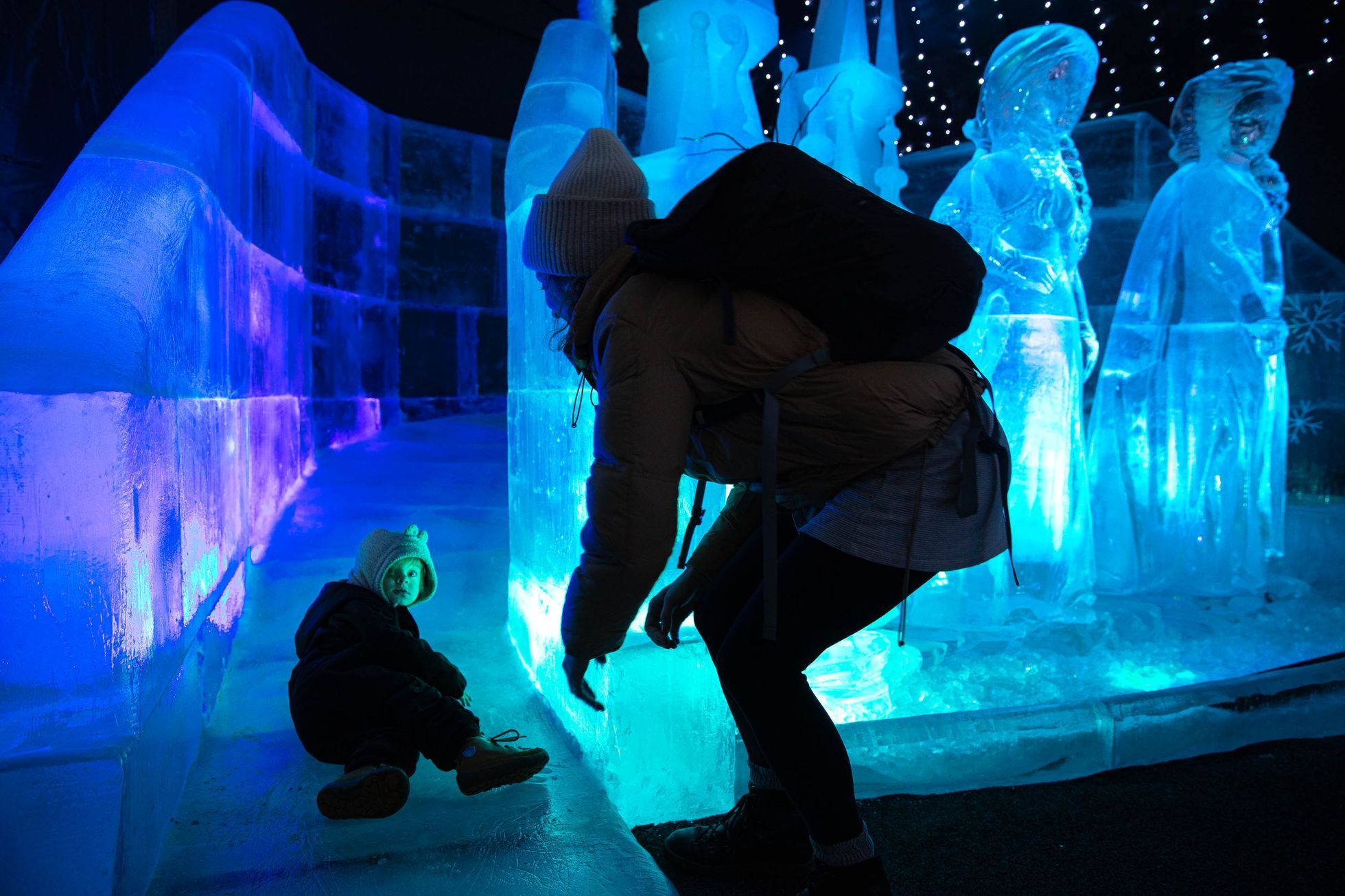 Ledové sochy - výstava Ice Magic