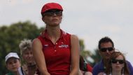 Česká golfistka Klára Spilková v 2. kole Prague Golf Masters.