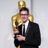 Price holds his Oscar for best original score for the film &quot;Gravity&quot; at the 86th Academy Awards in Hollywood