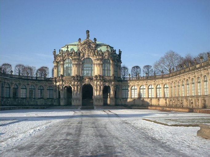 Drážďanská galerie Zwinger. Ilustrační snímek.