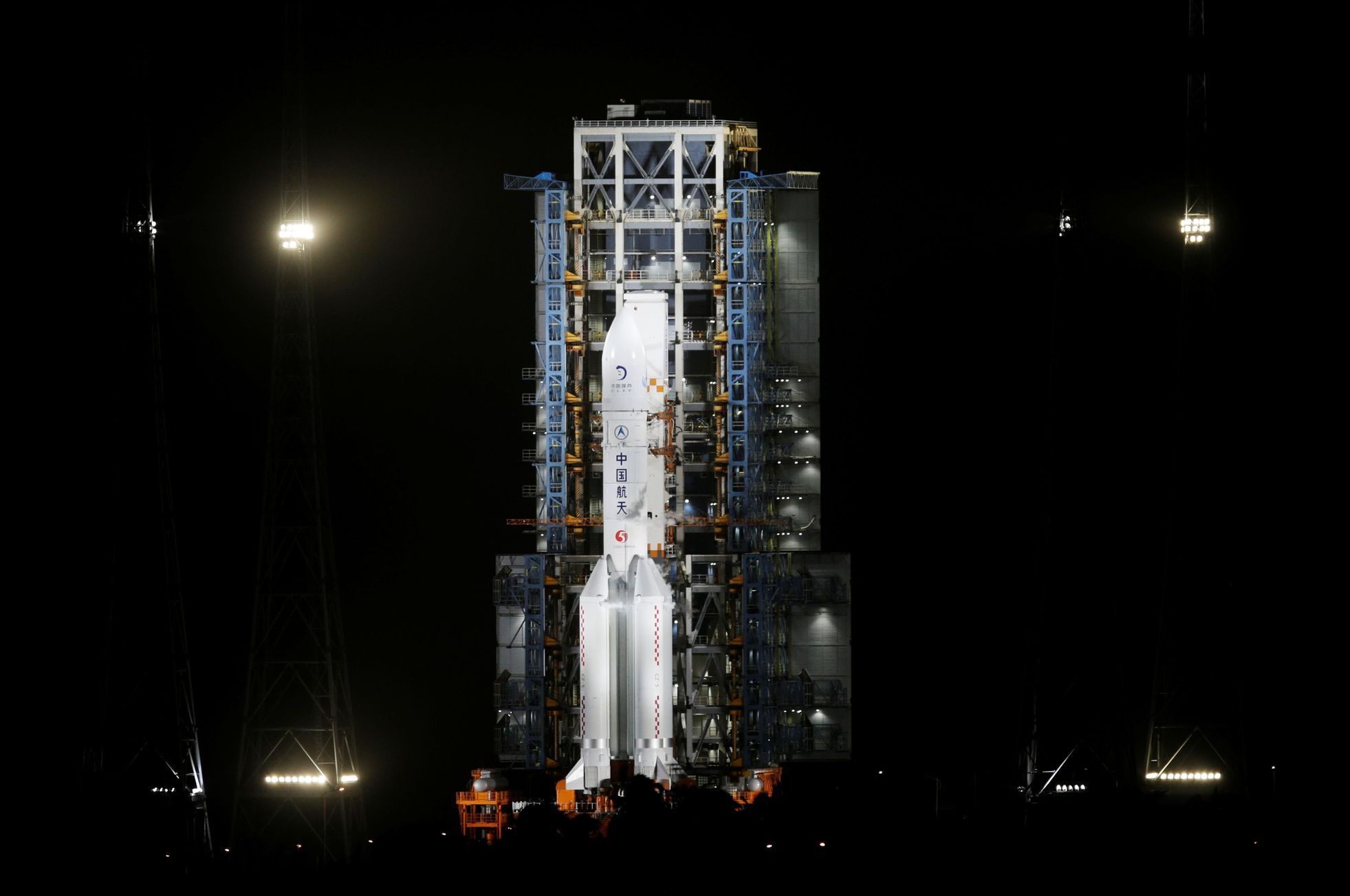 Čínská sonda Čchang-e 5 na Měsíci