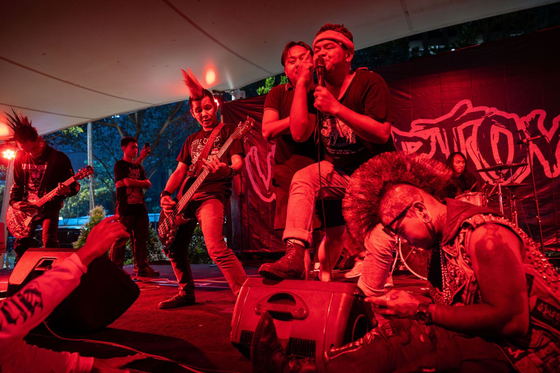 Jakarta, Indonésie, Punk
