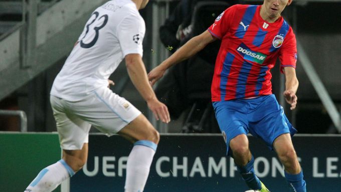 Jednu z branek Viktorie proti Permu zaznamenal záložník Tomáš Hořava.