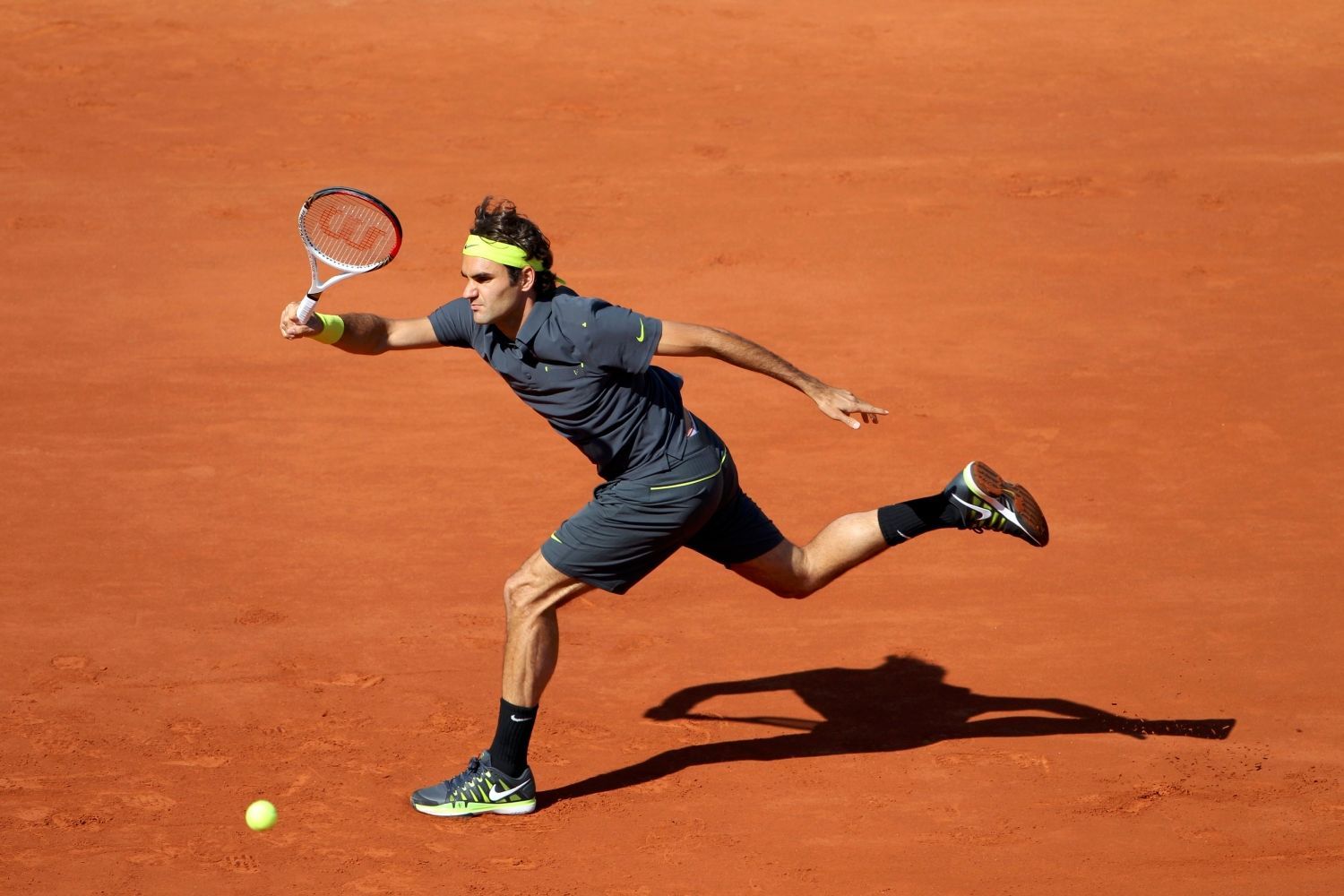 Roger Federer v semifinále French Open 2012