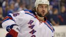 Jun 4, 2014; Los Angeles, CA, USA; New York Rangers right wing Mats Zuccarello (36) warms up before game one of the 2014 Stanley Cup Final against the Los Angeles Kings a