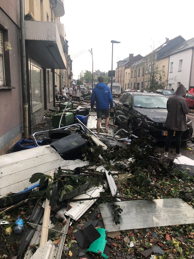 V srpnu 2019 zasáhlo Lucembursko tornádo, 19 lidí bylo zraněných.