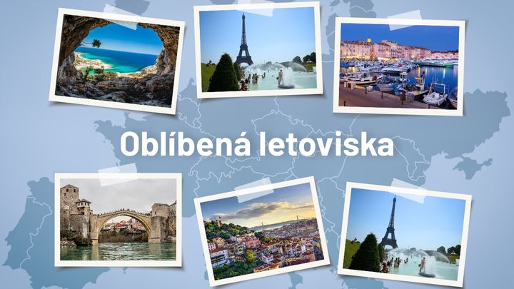 Dovolenkové skvosty Evropy. Dokážete na slepé mapě najít oblíbená letní letoviska?; Zdroj foto: Aktuálně.cz
