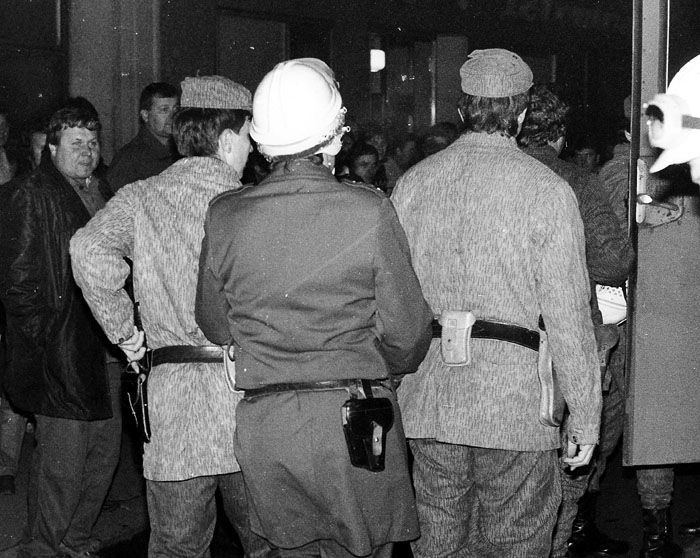 Demonstrace "Chceme čistý vzduch", Teplice, listopad 1989