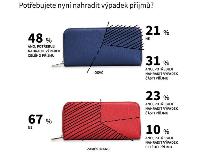 Graf: Potřebujete nahradit výpadek příjmu?