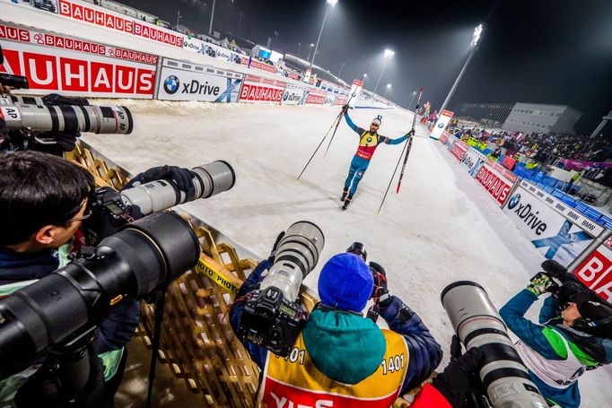 SP Pchjongčchang, stíhačka M: Martin Fourcade