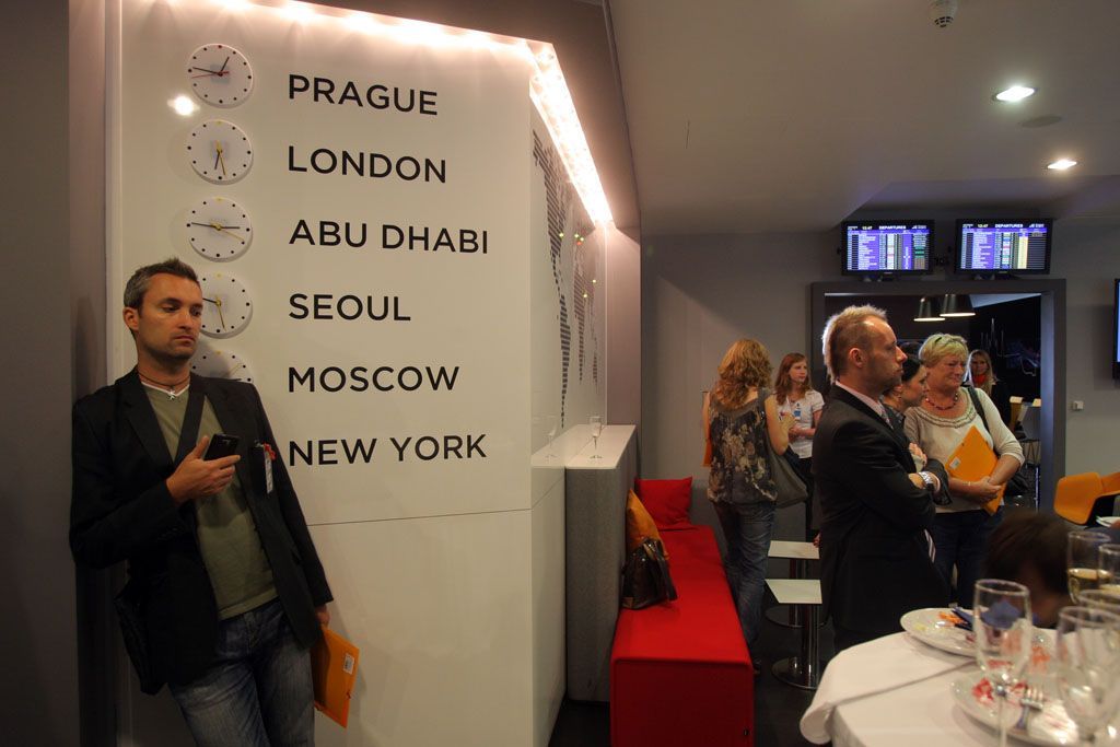 Otevření lounge na pražském letišti