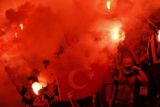 Turečtí fanoušci Fenerbahce tentokrát byli klidní.
