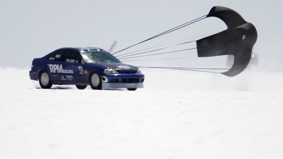 UTAH - 63. každoroční Bonneville SpeedWeek na Bonneville Salt Flats