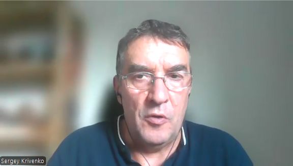 Protiválečný aktivista Sergej Krivenko v rozhovoru s reportérem Aktuálně.cz, 10. září 2025.