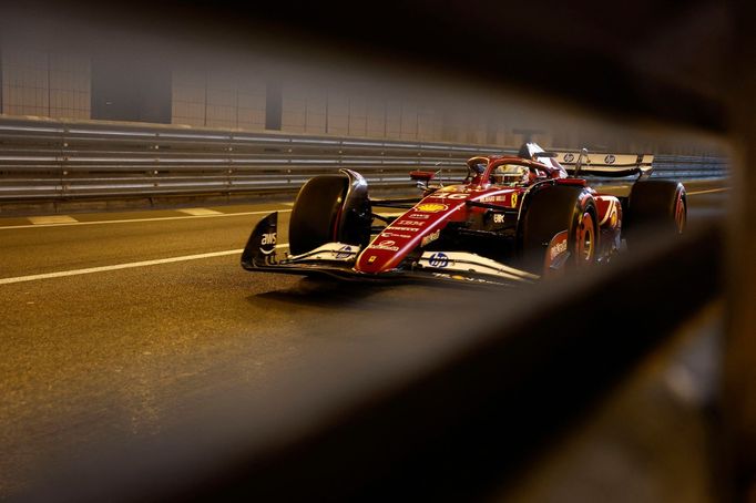 Charles Leclerc, Ferrari v kvalifikaci na VC Monaka F1 2025