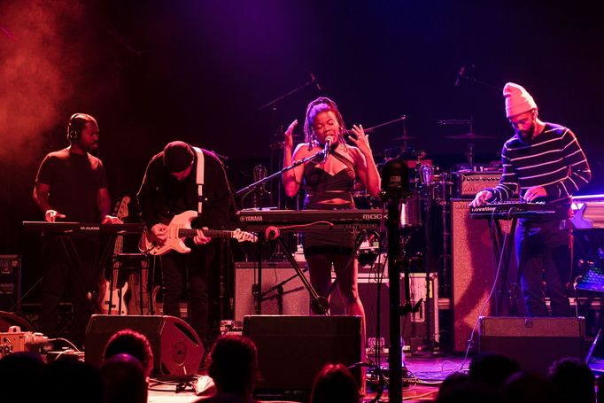 Snímek ze sobotního koncertu Snarky Puppy v Brně.