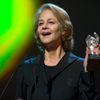 Actress Rampling holds her Silver Bear for Best Actress for the film '45 Years' at the awards ceremony of the 65th Berlinale International Film Festival in Berlin