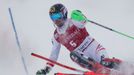 Marcel Hirscher při slalomu ve Val d'Isere