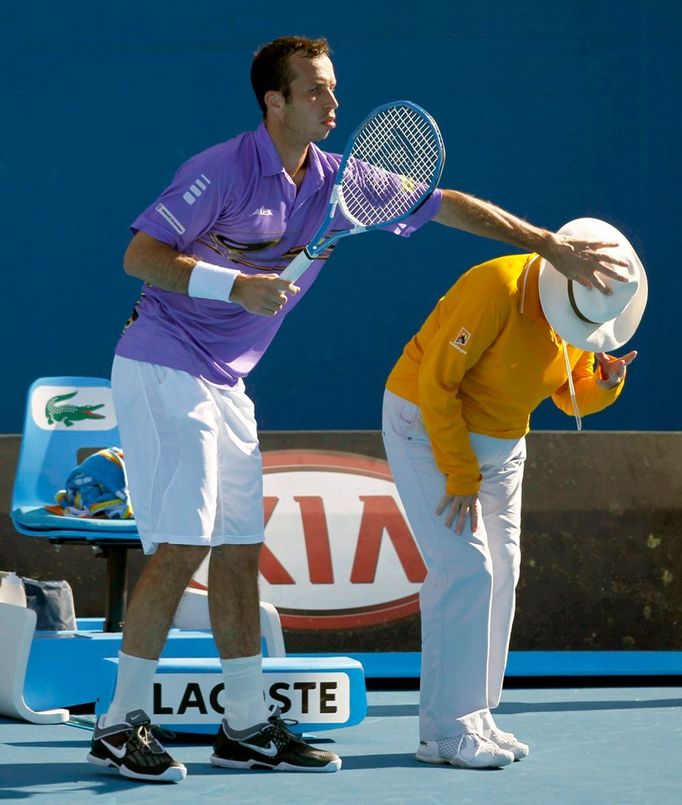 Radek Štěpánek na Australian Open 2011