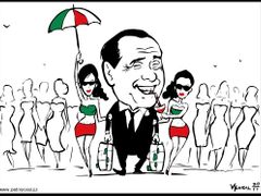Berlusconi odchází, trhy si oddechly, krásné ženy posmutněly.
