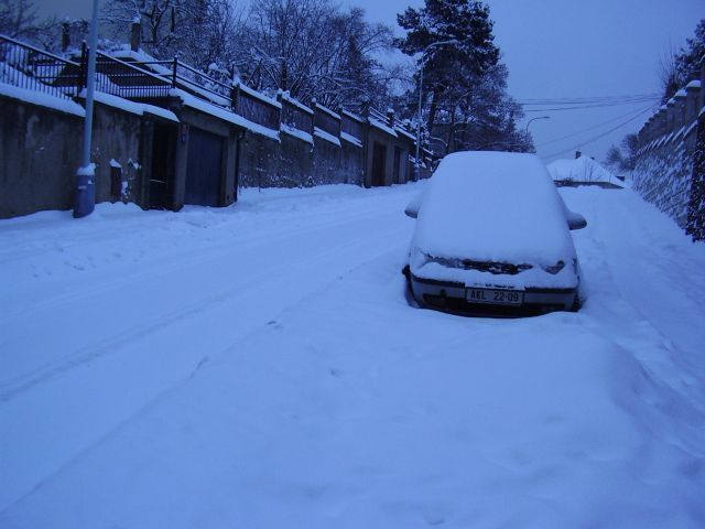 Sníh: Praha - Braník