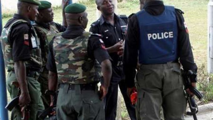 Nigerijští policisté, ilustrační foto