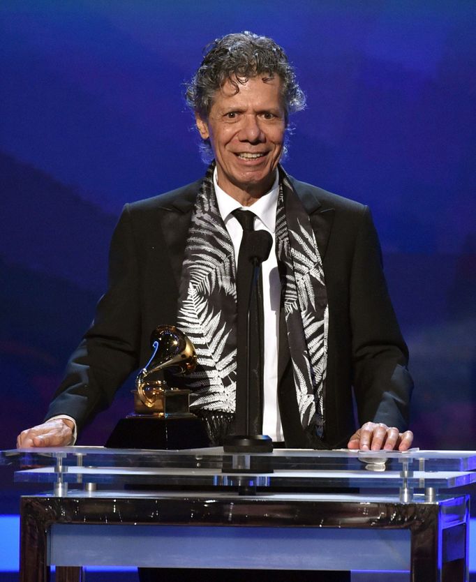 Chick Corea roku 2015 na cenách Grammy.