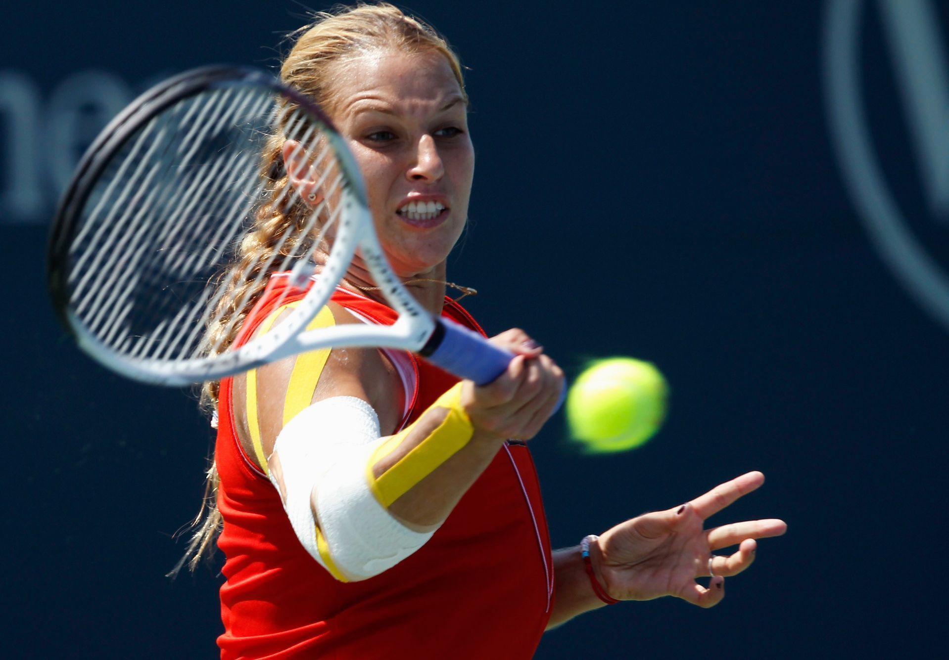 Dominika Cibulková na turnaji v Cincinnati