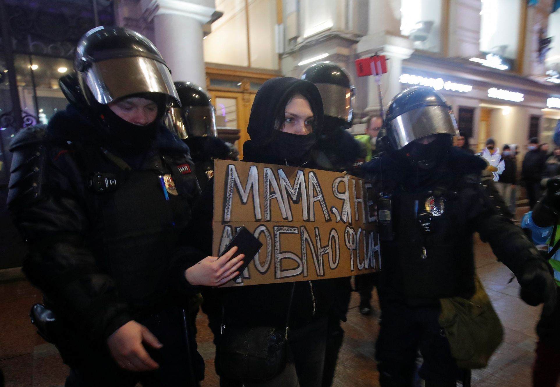 Navalnyj, soud, protesty 5