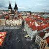 Koberec z begónií na Staroměstském náměstí